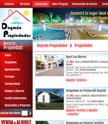 Pagina web inmobiliaria