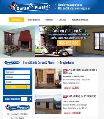 Pagina web inmobiliaria