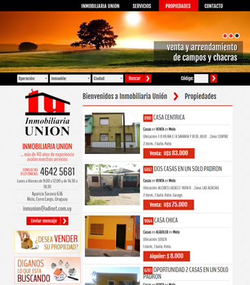 Pagina web inmobiliaria