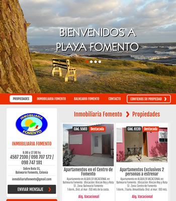 Pagina web inmobiliaria