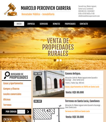 Pagina web inmobiliaria