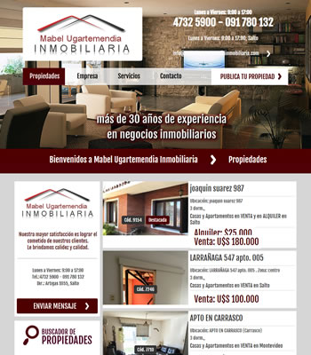 Pagina web inmobiliaria