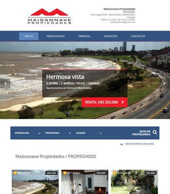 Pagina web inmobiliaria