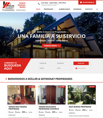 Pagina web inmobiliaria